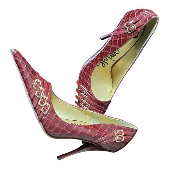 Promise Stiletto Heels Pumps in deep wine‎ "Cara" - Picture 5 of 10